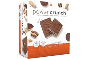 Power Crunch Protein Bar, Peanut Butter Fudge, 12 Count