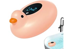 Temperature Gauge Bath – Floating Electronic Bathtub Thermometer with Animal Design | Safe Bath Water Measurement Tool Suitab