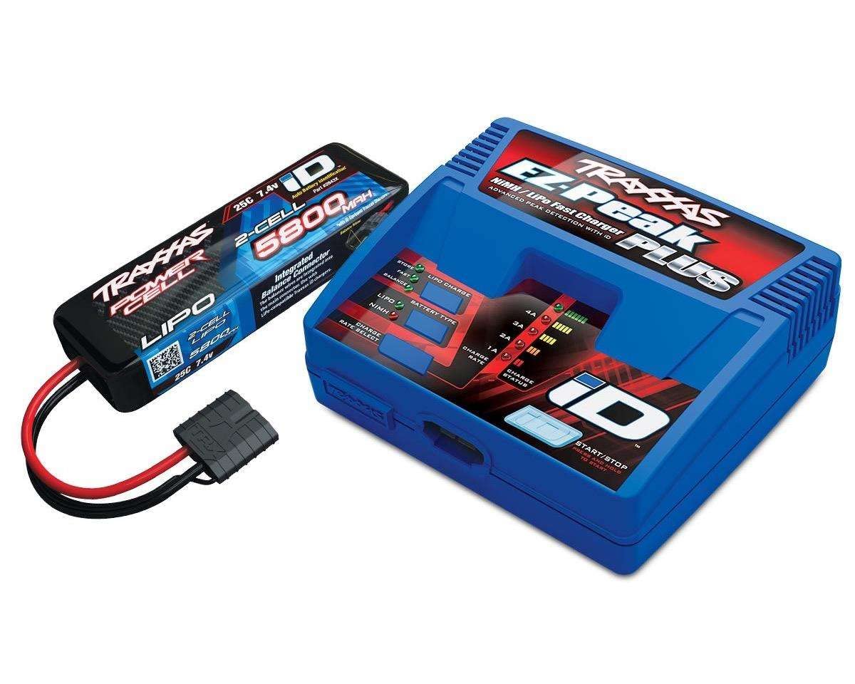 Traxxas EZ Peak Plus Lader mit 5800 7,4V Lipo Akkus