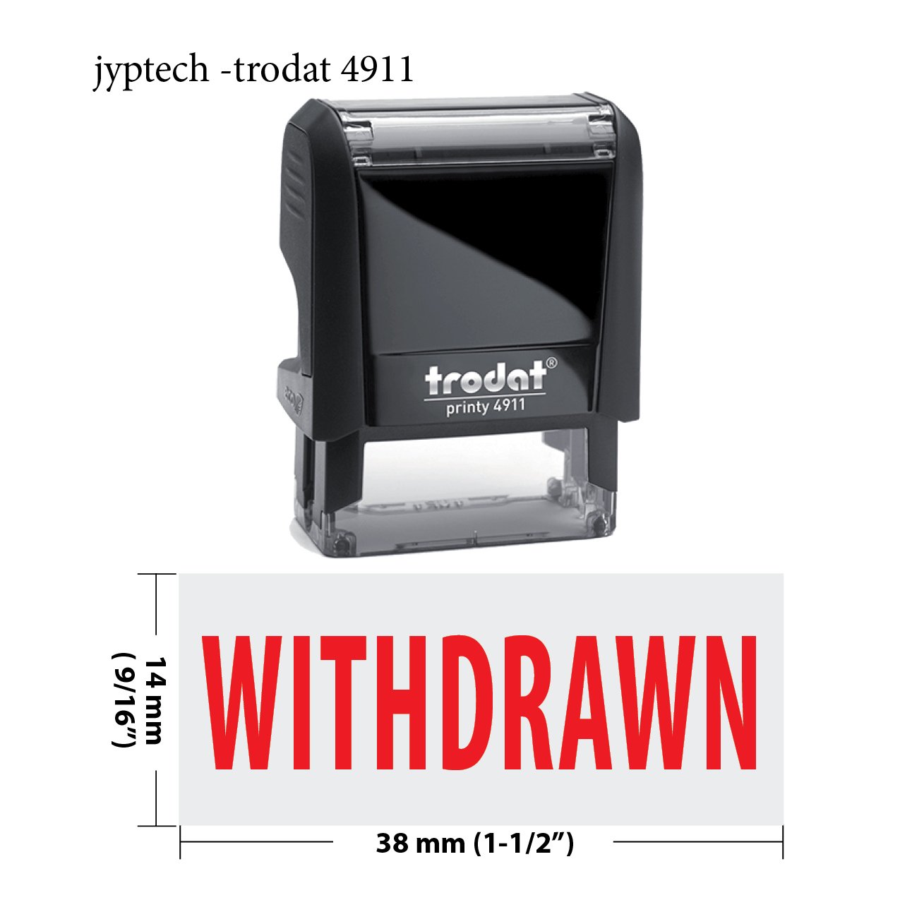 Withdrawn New Trodat 4911 Self Inking Rubber Stamp Outlet Www