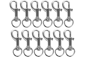 CORHAD 40pcs Zinc Alloy Dog Leash Metal Buckles Pet Snap Hooks Heavy Duty Clips and DIY Use