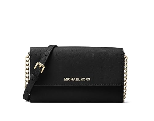 jet set travel saffiano leather smartphone crossbody