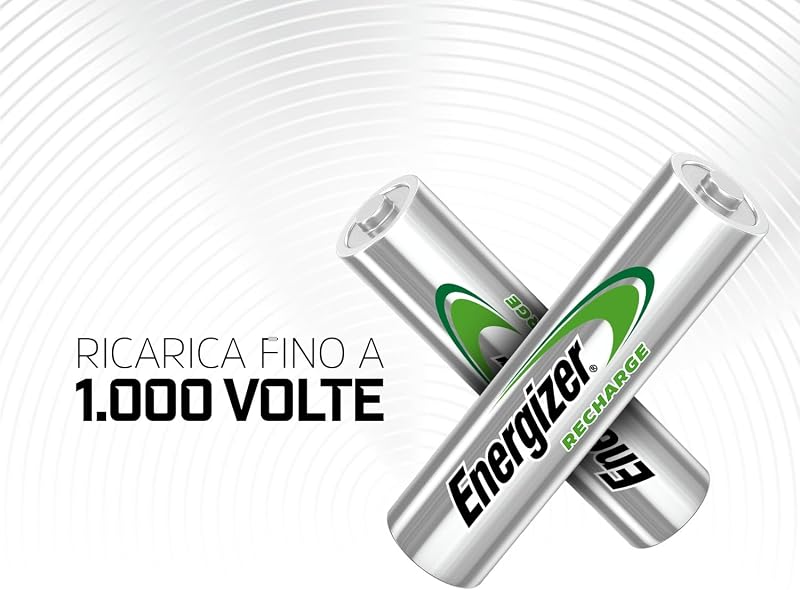 Recharge Universal - Batterie Ricaricabili AAA (Confezione da 4)