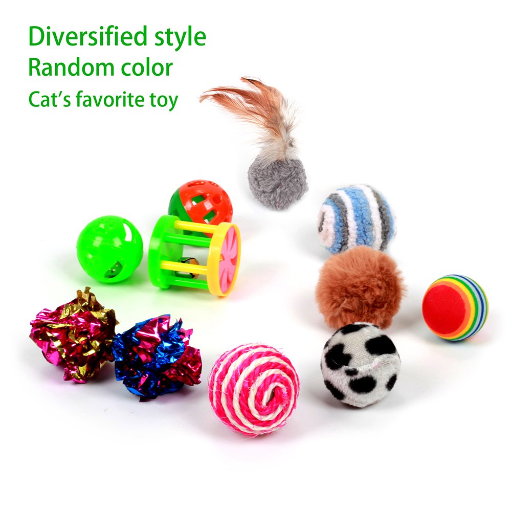 Cat Toys Variety Pack for Kitten, 23Pcs, Cat Teaser Wand,Interactive Feather Toy,Catnip Fish,Catnip Matatabi Chew Sticks,Cat Toys Interactive LED Light,Fluffy Mouse,Crinkle Balls Bells,Scratching Toys