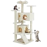 DUMOS 54-inch Indoor Cat Tree Tower –Multi-Level