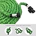 GenLed Expandable Garden Hose 50FT Strongest Expanding Garden Hose on The Market with Triple Layer Latex Core & Latest Improved Extra Strength Fabric Protection for All Your Watering Needs(Green)