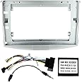 Radio Frame Fascia 10inch Car Android Multimedia Player Radio Panel Frame Fit for VW Fit for Passat B7 2011-2015 Mounting Bracket with Cord Installation kit