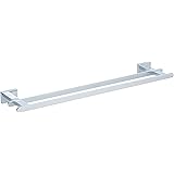 Amazon Basics AB-BR822-PC Double Towel Bar Euro, 21-inch, Polished Chrome