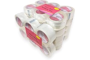 iMBAPrice Sealing Tape - 1 Box of Premium (36 Roll of 110 Yards) 36x330 Feet Long 2" Wide Ultra Clear Shipping Packaging Tape