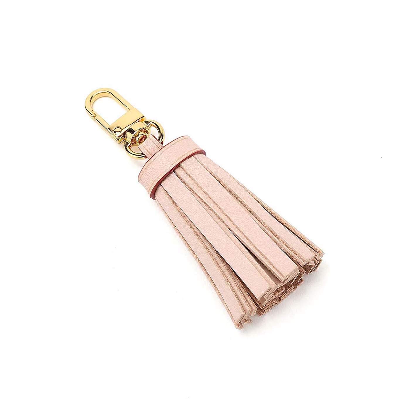 Real Vachetta Tanning Leather Mini Tassel Bag Charm for Pouch Pochette Accessoires Dress up Speedy Alma Bag Purse