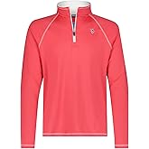 White Water Life New Harbor Mens 1/4 Zip Pullover – Ultra-Soft Brushed Stretch Performance Long Sleeve Golf Shirt Men X-Large - Red