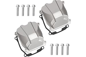 A-Yorsenb 2Pcs Valve Cover with Gasket & Bolt 420610393 420610390 Replacement for Can am BRP 800 1000