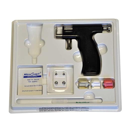 STUDEX Ohrlochstechapparat Ohrlochpistole inkl. Ohrringe Stift