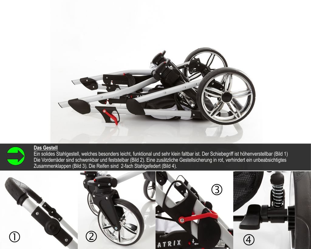 poussette matrix leopard