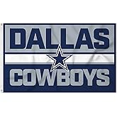 Rico Industries NFL Football Bold 3' x 5' Banner Flag Single Sided - Indoor or Outdoor - Home Décor