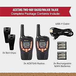 Cobra ACXT345 Weather-Resistant Walkie Talkies