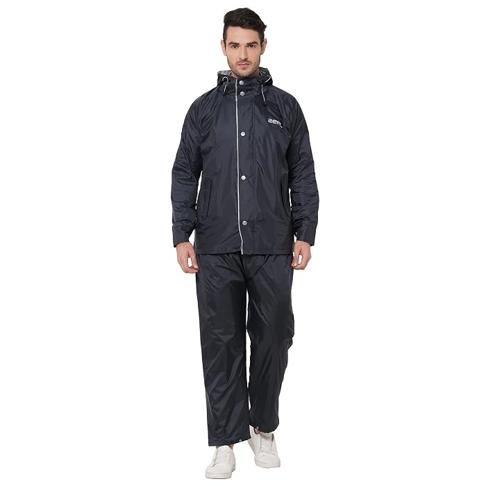 Buy ZEEL Mens Raincoat with Hood 
