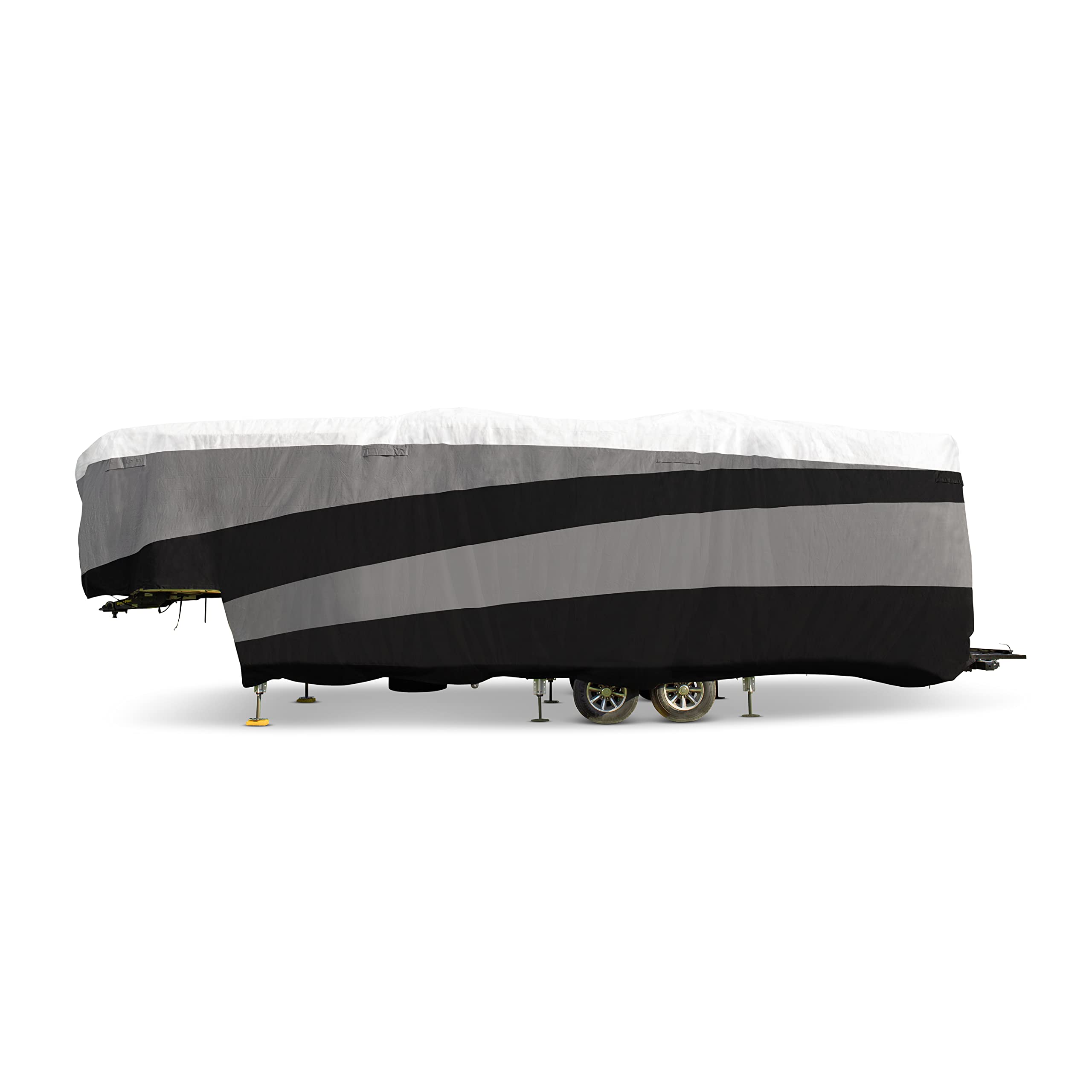 Photo 1 of Camco ULTRAGuard Supreme RV Cover - Fits Fifth Wheel Trailers 40 to 44-Feet - Extremely Durable Design - Weatherproof with a Dupont Tyvek Top (56154)