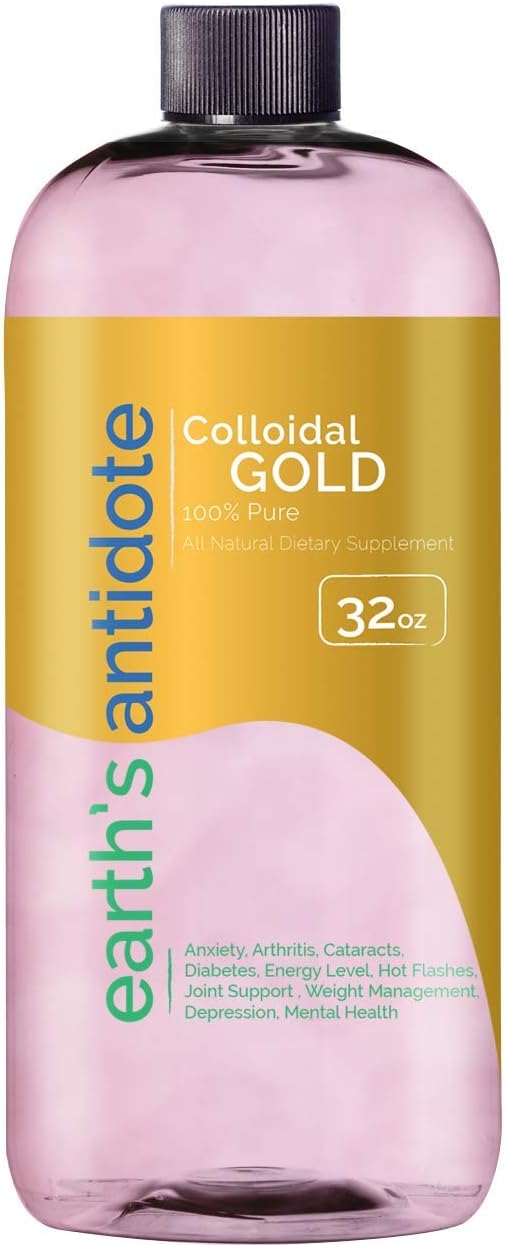 Earths Antidote Colloidal Gold 32 oz