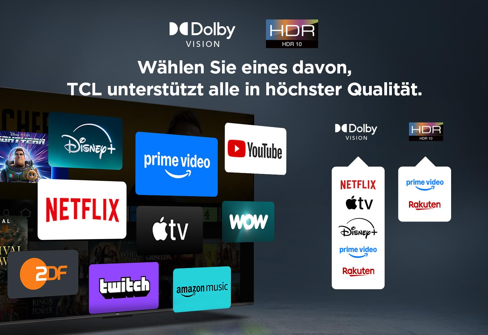 TCL 55PF650 55-Zoll 4K Ultra HD, HDR TV, Smart LED Fire TV (Dolby Vision, Dolby Atmos, DTS, HDR 10, Alexa integriert, Airplay2, Miracast) 5