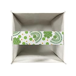 Talayituse Green Leaf Print Tissue Box Cover Square