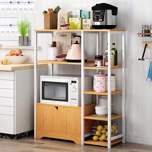 Roble, Estante De Almacenamiento De Electrodomésticos De Cocina ...