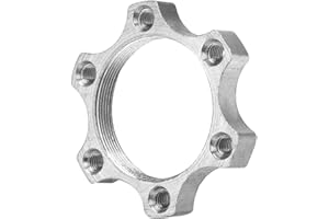 Bicycle Freewheel Threaded Hubs Disk Disc Brake Rotor Adapter High Strength Sturdy CNC Machining 6 Bolts Aluminium Alloy 10pc