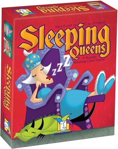 Gamewright Sleeping Queens Card Game Ages 8+ 2-5 Players 20 Minutes