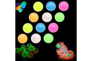 Tdips Sticky Squash Balls, Sticky Balls, Balls, Sticky Balls for Ceiling, Glow in The Dark Sticky Balls That Stick to The Ceiling, Sticky Ceiling Balls, Glow in The Dark Sticky Balls