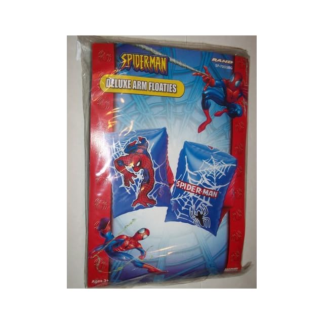 Marvel Spider man Arm Floaties MARVEL SPIDERMAN INFLATABLE ARM POOL