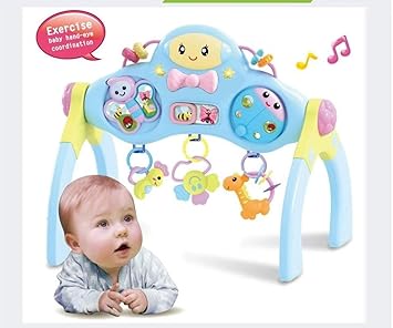 play gym for baby with hanging toys & rattles