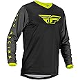 Fly Racing 2023 Adult F-16 Jersey (Black/Grey/Hi-Vis, Medium)