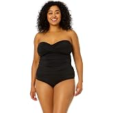 Twist Front Bandeaukini Swim Top