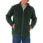 Amazon Essentials Men's Full-Zip Fleece Jacket (Available in Big & Tall)