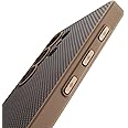 pitaka for Samsung Galaxy S25 Ultra Case, 6.8 Inch, Compatible with MagSafe, Protective S25 Ultra Case, 1500D Aramid Fiber Made [PinButton Case] Black/Gold