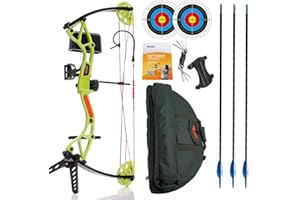 ANNASTAR Linkboy Kids Compound Bow Set 10-20 lbs Tension is Suitable for Ages 5-15