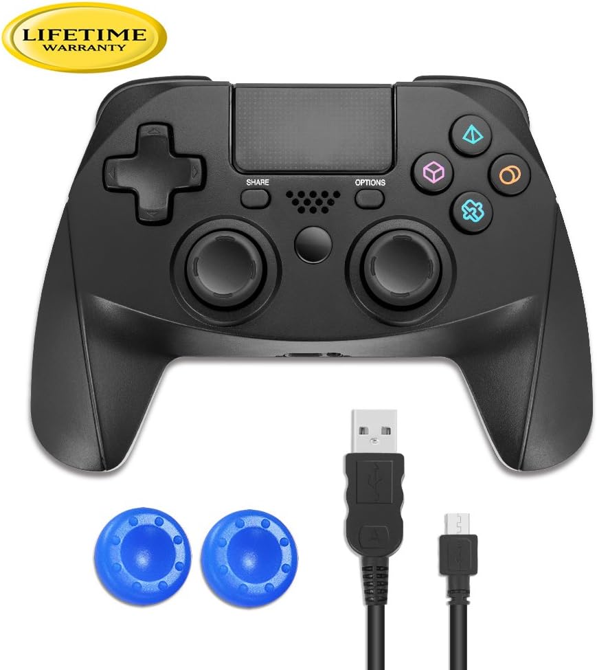 PS4 Controller Wireless Gamepad - OUBANG（2018 New Joystick PS4 Remote Control for Playstation4,Including USB Charger Heavy Duty PS4 Controller (Full Function)