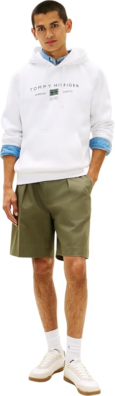 Brand Love TR Mono Stack Sweat à Capuche MW0MW42464 pour Homme, Blanc, L — photo 5 sur 6