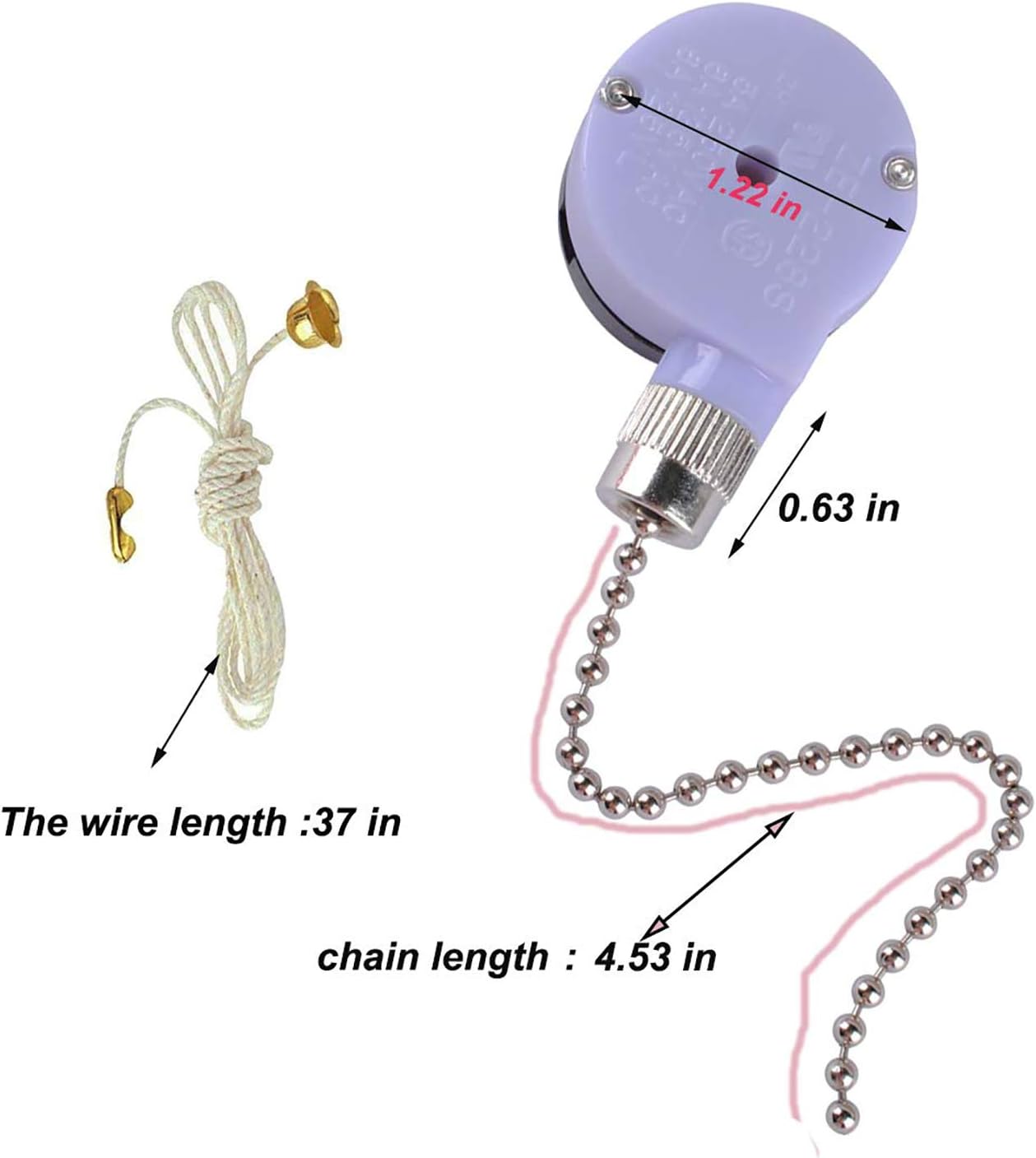 Bronze Pull Chain Ze 228s Replacement Speed Control Switch 2 Speed 3 Wire Fan Light Pull Chain Switch For Gardner Bender Gsw 33 Zing Ear Ceiling Fans Accessories Tools Home Improvement Ourvagabondstories Com