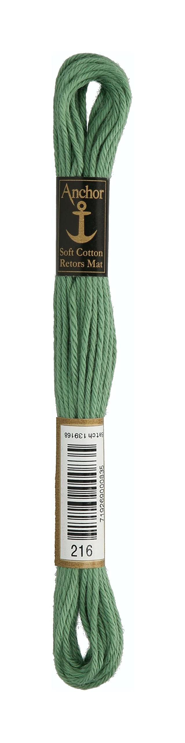 ANCHOR Embroidery Threads Matt Embroidery Thread, Run Length: 10M heugrün