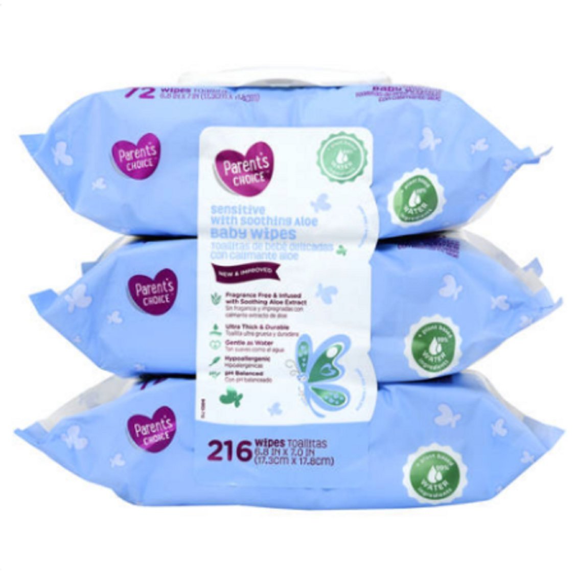 Parent S Choice Sensitive Wipes 216 Sheets Pack Of 3 Buy Online In Burkina Faso At Burkinafaso Desertcart Com Productid 47645079