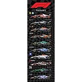 CINEMAFLIX F1 2025 Cars - Poster Measures 12 x 36 inches Includes Adhesive Dots - (unframed)