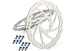 160mm Disc Brake Rotor Stainless Steel Bike Disc Brake Rotor 6 Bolts for Most Bicycle Road Bike Mountain Bike BMX MTB 2-pack