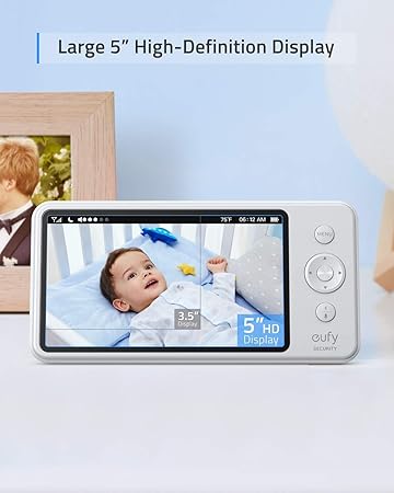 eufy security video baby monitor with camera and audio