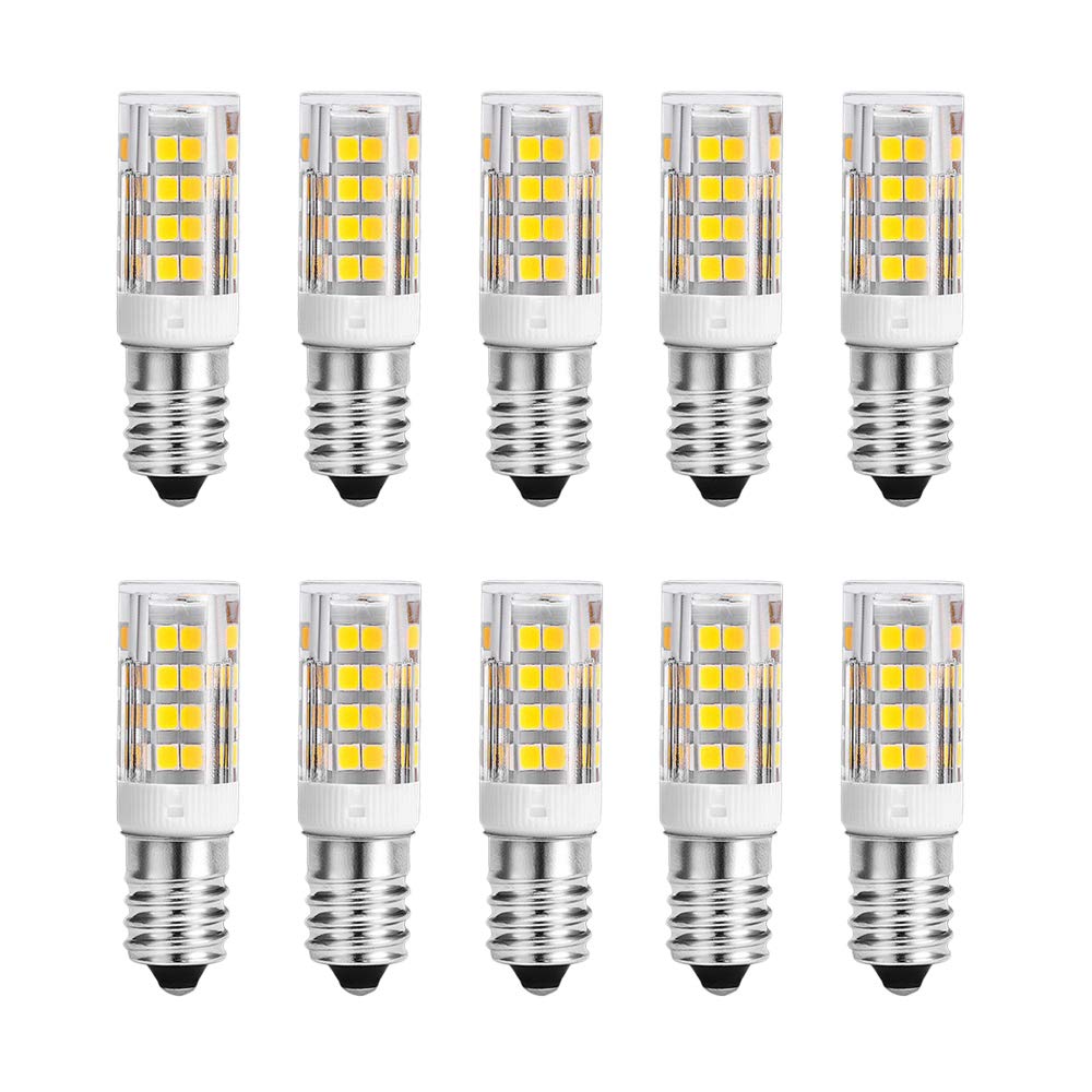 WULUN E14 SES LED Bulb 5 Watt,430lm,6000K Daylight White,50 Watt Replacement,360°Beam Angle,220-240V AC,Non Dimmable - Pack of 10