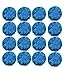 STA_BLUE Antibacterial Blue Automatic Bleach Toilet Bowl Bathroom Cleaner Tablets, Drop in Tank - 16 Pieces