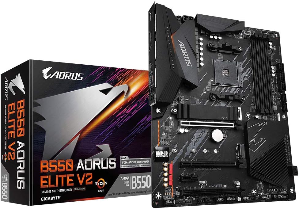 Gigabyte B550 AORUS ELITE V2 Motherboard AMD Ryzen 5000 2.5GbE PCIe 4.0 M.2