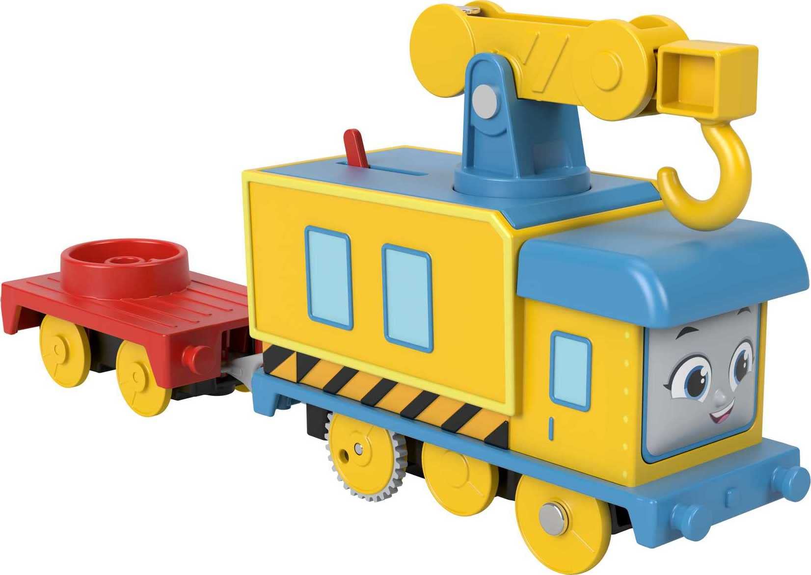 Photo 1 of Thomas & Friends Motorized Toy Carly the Crane Battery-Powered Rail Vehicle for Preschool Pretend Play Kids Ages 3+ Years
