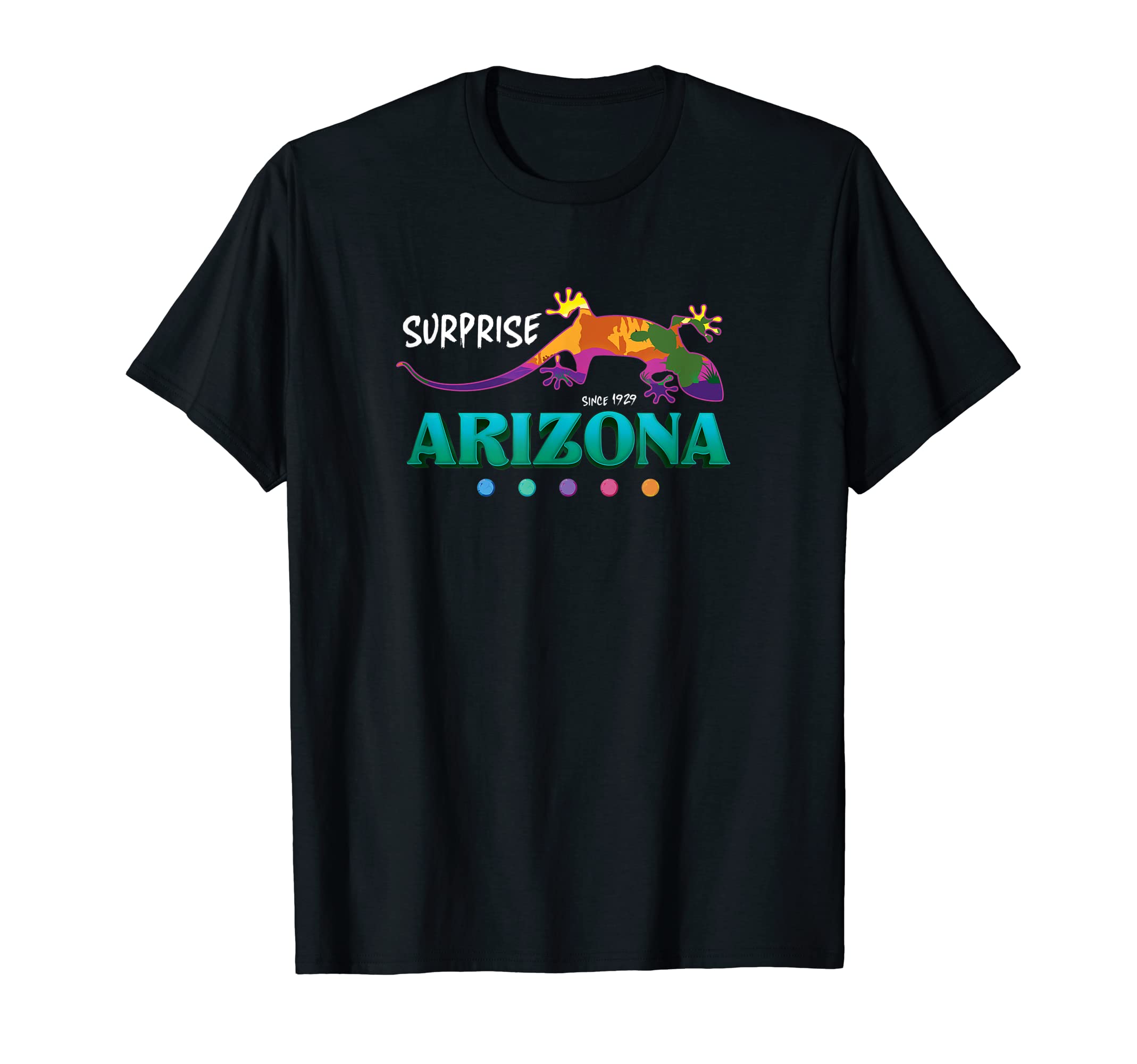Surprise Arizona USA Desert Gecko Lizard Vacation Souvenir T-Shirt