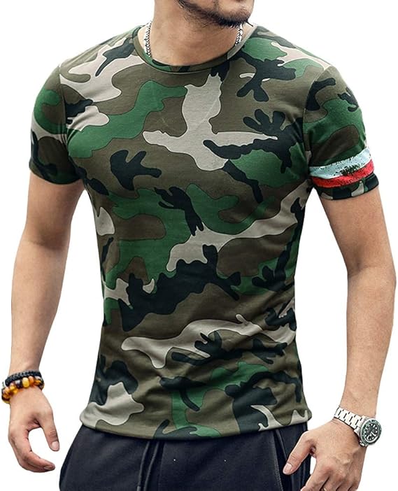 playera camuflaje hombre